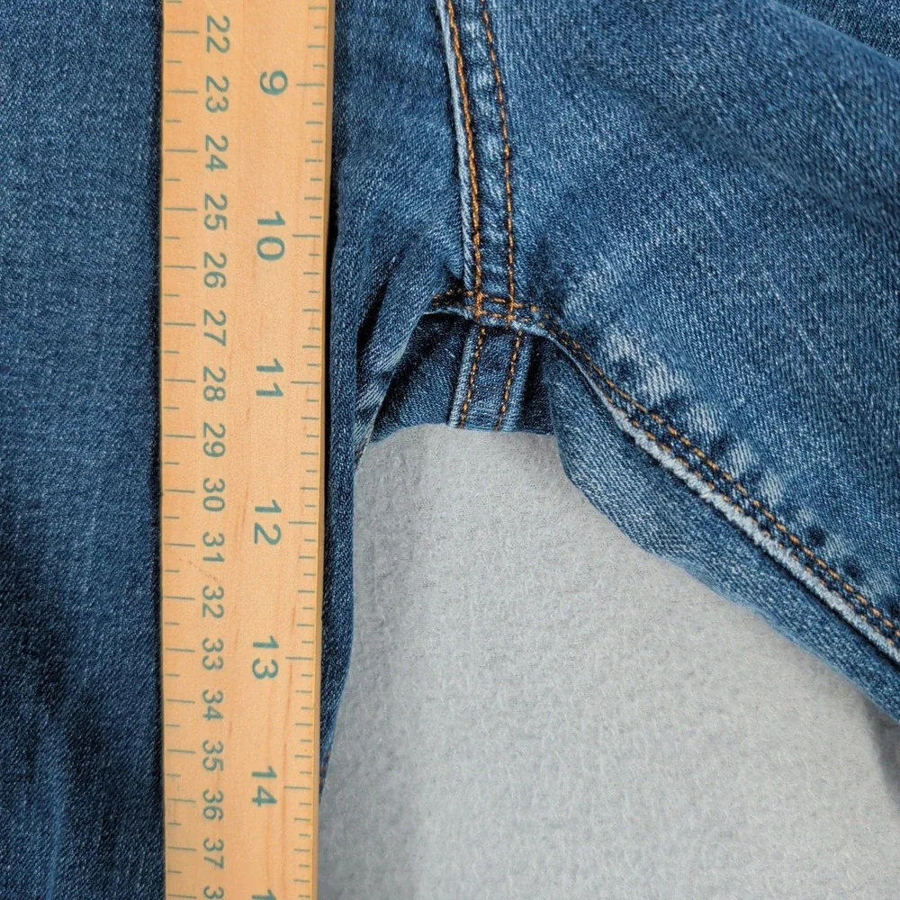 Levis 525 Perfect Waist Straight Leg Jeans Mens W33 L30‎ Blue Denim 15564-0045